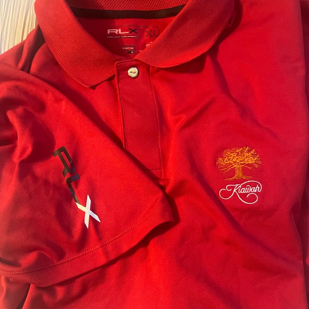 RLX Ralph Lauren‎ polo shirt red short sleeve size XL